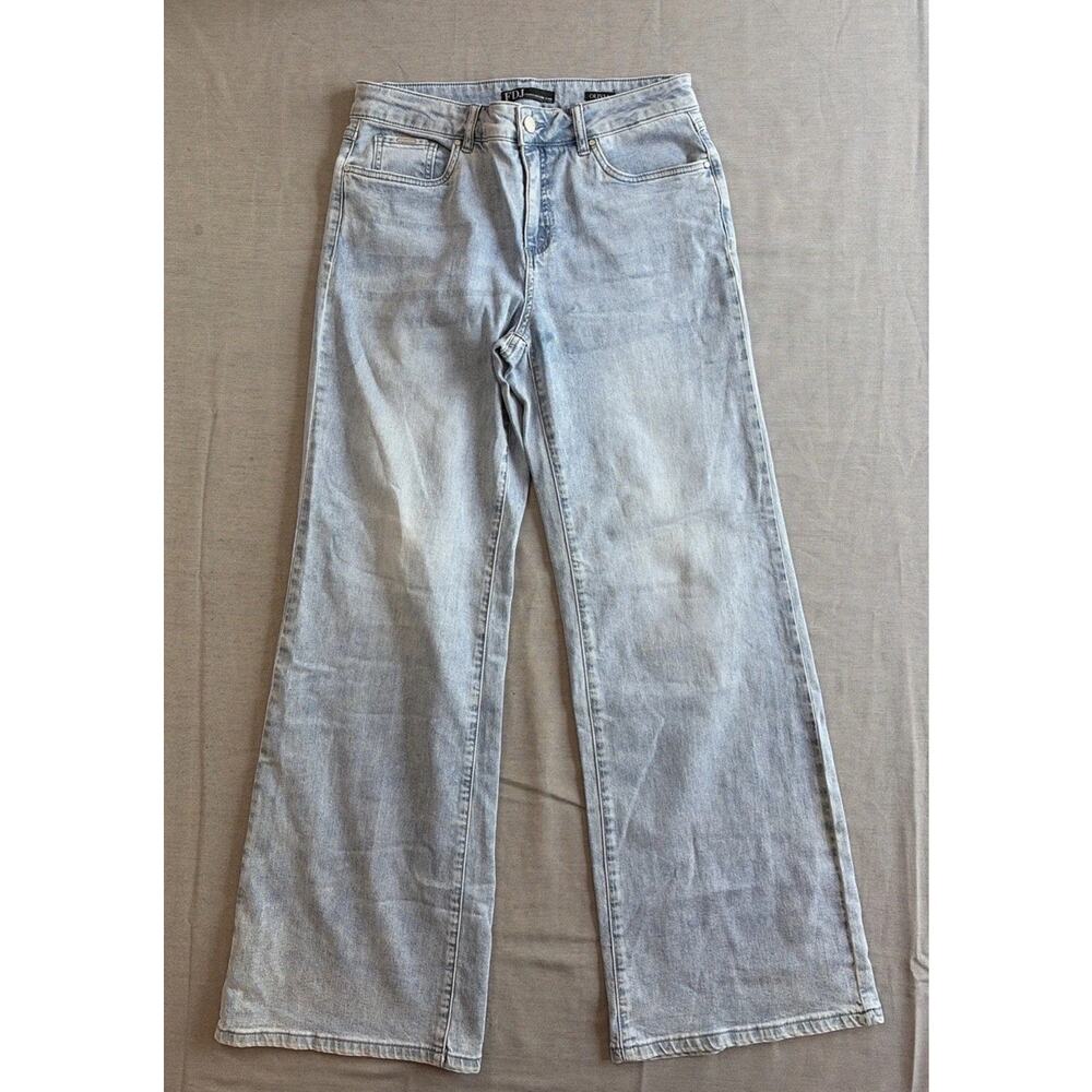 FDJ French Dressing Jeans Olivia Women's U.S. 6 Wide Leg Light Wash